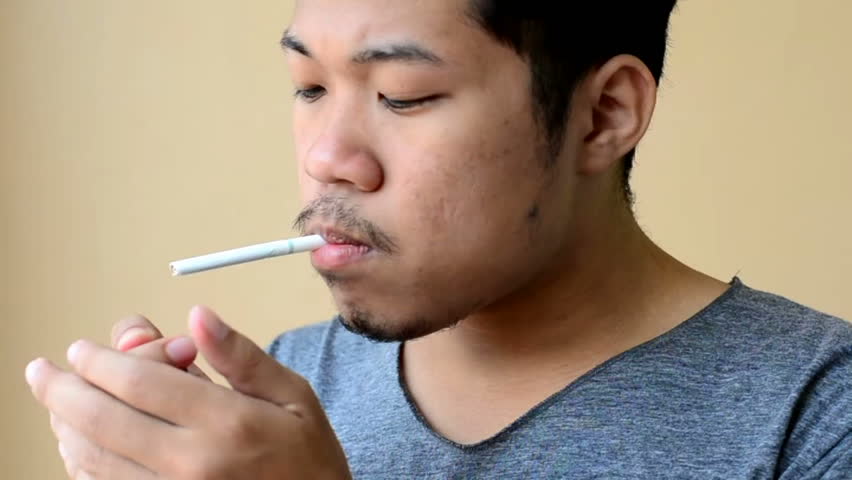 smoking video asian